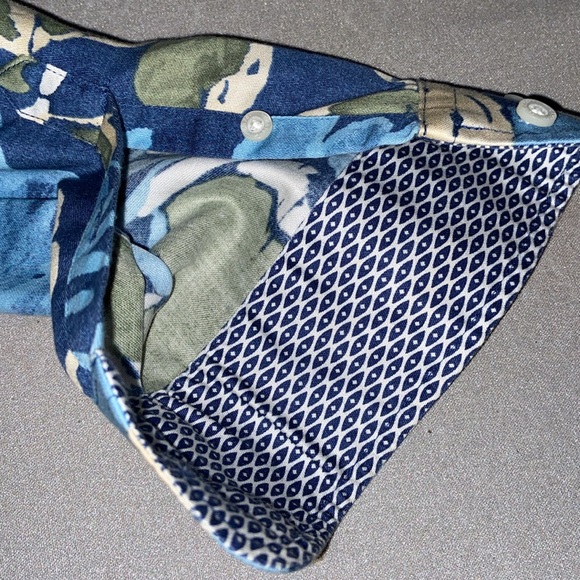 Chaps 100% Cotton No Iron Shirt - Petite Large - Picture 6 of 8